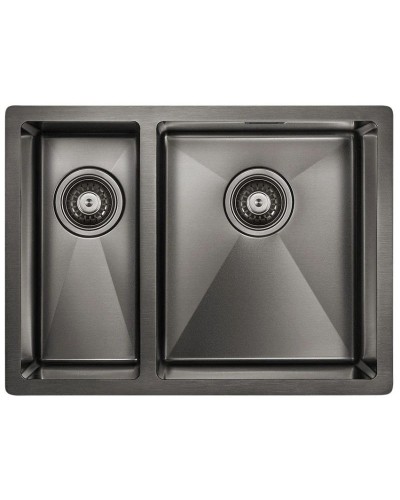 Кухонная мойка Paulmark Annex вороненая сталь PM545944-GMR