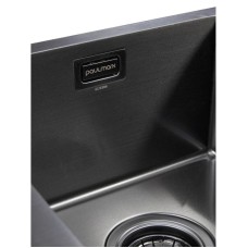 Кухонная мойка Paulmark Annex вороненая сталь PM545944-GMR