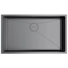 Кухонная мойка Omoikiri Taki 74-U/IF-GM вороненая сталь 4993498