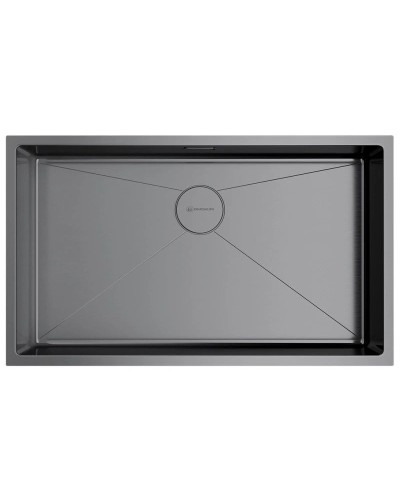 Кухонная мойка Omoikiri Taki 74-U/IF-GM вороненая сталь 4993498