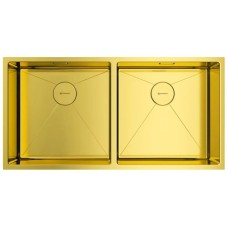 Кухонная мойка Omoikiri Taki 86-2-LG светлое золото 4993792