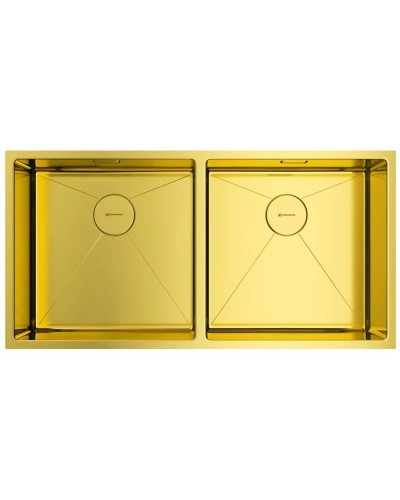 Кухонная мойка Omoikiri Taki 86-2-LG светлое золото 4993792