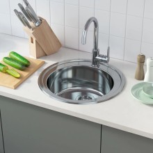 Кухонная мойка полированная сталь IDDIS Suno SUN50P0i77