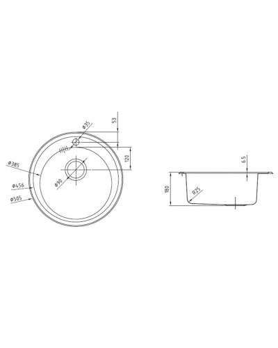 Кухонная мойка полированная сталь IDDIS Suno SUN50P0i77