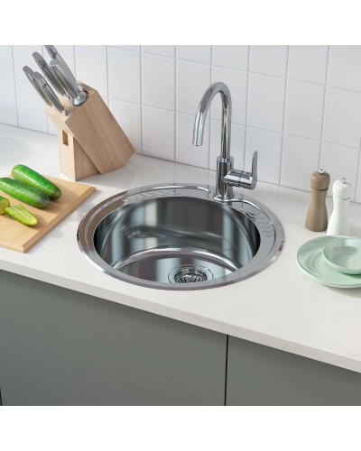 Кухонная мойка полированная сталь IDDIS Suno SUN51P0i77