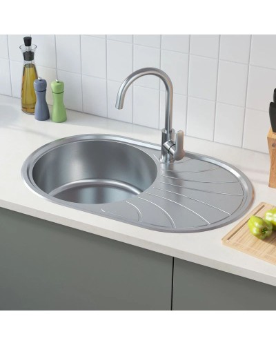 Кухонная мойка шелк IDDIS Suno SUN77SLi77