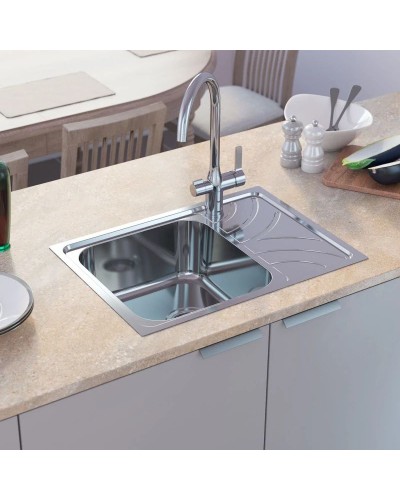 Кухонная мойка полированная сталь IDDIS Arro ARR60PLi77