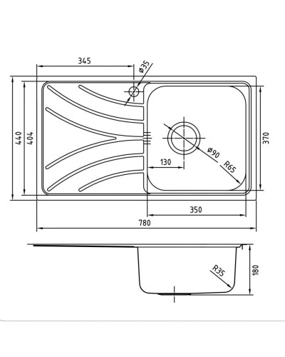 Кухонная мойка шелк IDDIS Arro ARR78SRi77