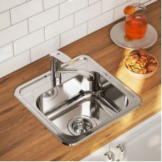 Кухонная мойка полированная сталь IDDIS Strit STR38P0i77