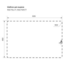 Кухонная мойка шелк IDDIS Reeva REE71SLi77
