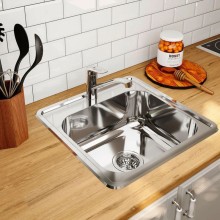 Кухонная мойка полированная сталь IDDIS Strit STR48P0i77