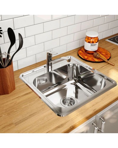 Кухонная мойка полированная сталь IDDIS Strit STR48P0i77