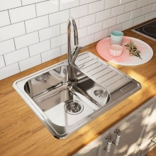 Кухонная мойка полированная сталь IDDIS Strit STR58PLi77