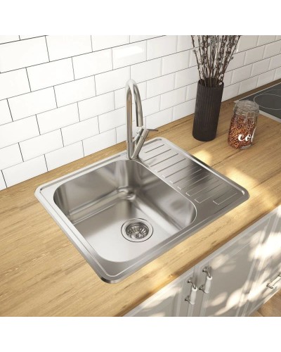 Кухонная мойка шелк IDDIS Strit STR58SLi77