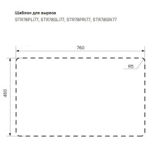 Кухонная мойка шелк IDDIS Strit STR78SRi77