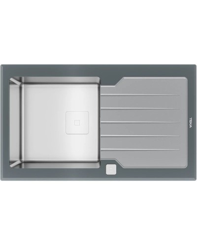Кухонная мойка Teka Diamond RS15 1B 1D 86 Stone Grey 115100021
