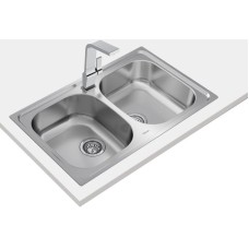 Кухонная мойка Teka Universe 80 T-XN 2B матовая сталь 115040010