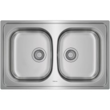 Кухонная мойка Teka Universe 80 T-XN 2B матовая сталь 115040010