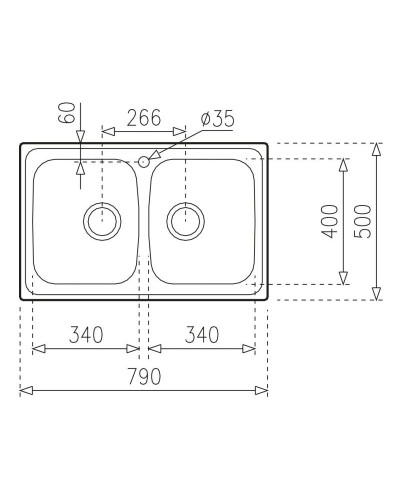 Кухонная мойка Teka Universe 80 T-XN 2B матовая сталь 115040010