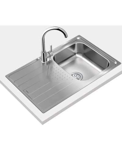 Кухонная мойка Teka Universe 45 45 T-XM 1B 1D декоративная сталь 115110029