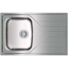 Кухонная мойка Teka Universe 45 45 T-XM 1B 1D декоративная сталь 115110029