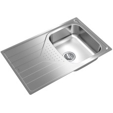 Кухонная мойка Teka Universe 45 45 T-XM 1B 1D декоративная сталь 115110029
