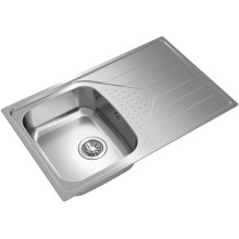 Кухонная мойка Teka Universe 45 45 T-XM 1B 1D декоративная сталь 115110029