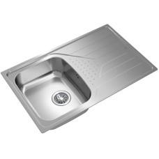 Кухонная мойка Teka Universe 45 45 T-XM 1B 1D декоративная сталь 115110029