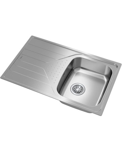 Кухонная мойка Teka Universe 45 45 T-XM 1B 1D декоративная сталь 115110029
