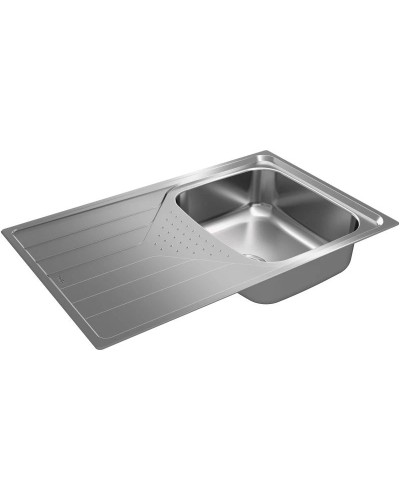 Кухонная мойка Teka Universe 45 45 T-XM 1B 1D декоративная сталь 115110029