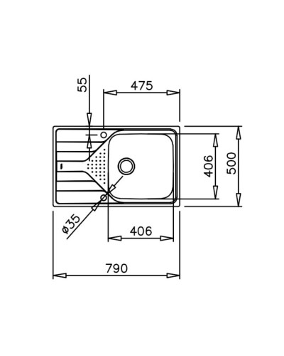 Кухонная мойка Teka Universe 50 T-XP 1B 1D полированная сталь 115110017