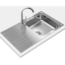 Кухонная мойка Teka Universe 50 T-XP 1B 1D полированная сталь 115110022