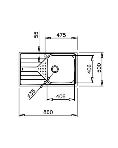 Кухонная мойка Teka Universe 50 T-XP 1B 1D полированная сталь 115110022