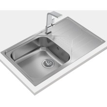 Кухонная мойка Teka Universe 50 T-XP 1B 1D декоративная сталь 115110030