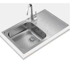 Кухонная мойка Teka Universe 50 T-XP 1B 1D декоративная сталь 115110030