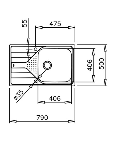 Кухонная мойка Teka Universe 50 T-XP 1B 1D декоративная сталь 115110030