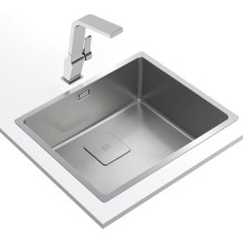 Кухонная мойка Teka Flexlinea RS15 50.40 матовая сталь 115000046