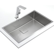 Кухонная мойка Teka Flexlinea RS15 71.40 матовая сталь 115000054