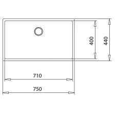 Кухонная мойка Teka Be Linea RS15 71.40 полированная сталь 115000004