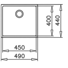 Кухонная мойка Teka Be Linea RS15 45.40 полированная сталь 115000006