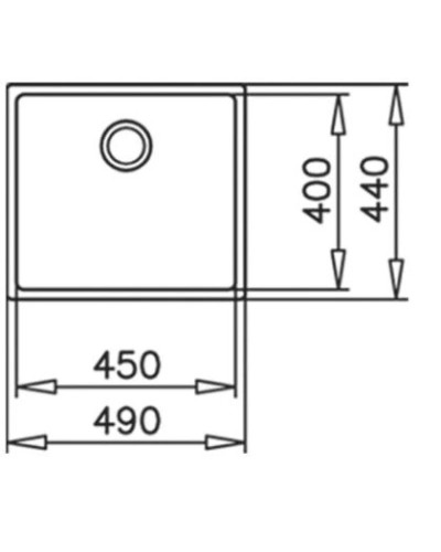 Кухонная мойка Teka Be Linea RS15 45.40 полированная сталь 115000006