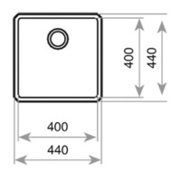 Кухонная мойка Teka Be Linea RS15 40.40 полированная сталь 115000007