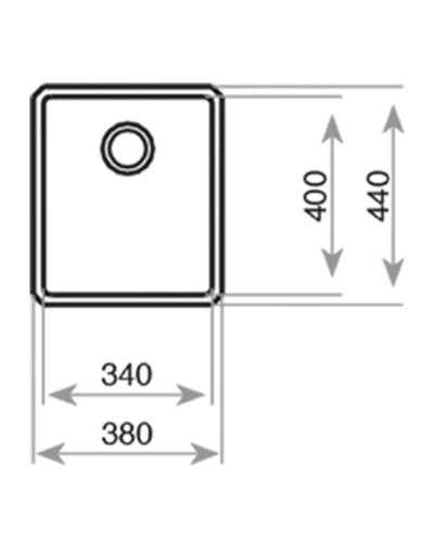 Кухонная мойка Teka Be Linea RS15 34.40 полированная сталь 115000008