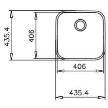 Кухонная мойка Teka Be 40.40.20 Plus полированная сталь 10125152