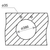 Кухонная мойка Teka Be 390 полированная сталь 10125006