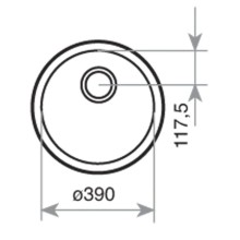 Кухонная мойка Teka Be 390 полированная сталь 10125006