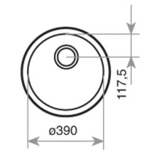 Кухонная мойка Teka Be 390 полированная сталь 10125006
