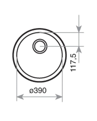 Кухонная мойка Teka Be 390 полированная сталь 10125006