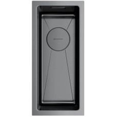 Кухонная мойка вороненая сталь Omoikiri Taki 20-U/IF-GM 4973105