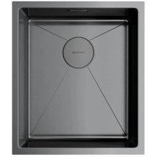 Кухонная мойка вороненая сталь Omoikiri Taki 38-U/IF-GM 4973106